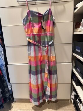Kate Spade Multicolor Plaid Dress Target Collab with tags